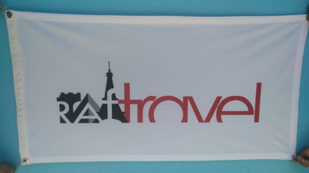 bandera sublimada travel