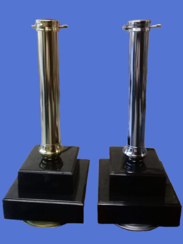 base con doble piedra onix